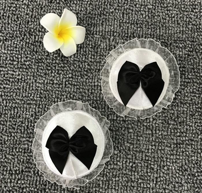 La Belle Fantastique Bow knot and lace decorated nipple cover with silica gel | Pageant Girls - La Belle Fantastique