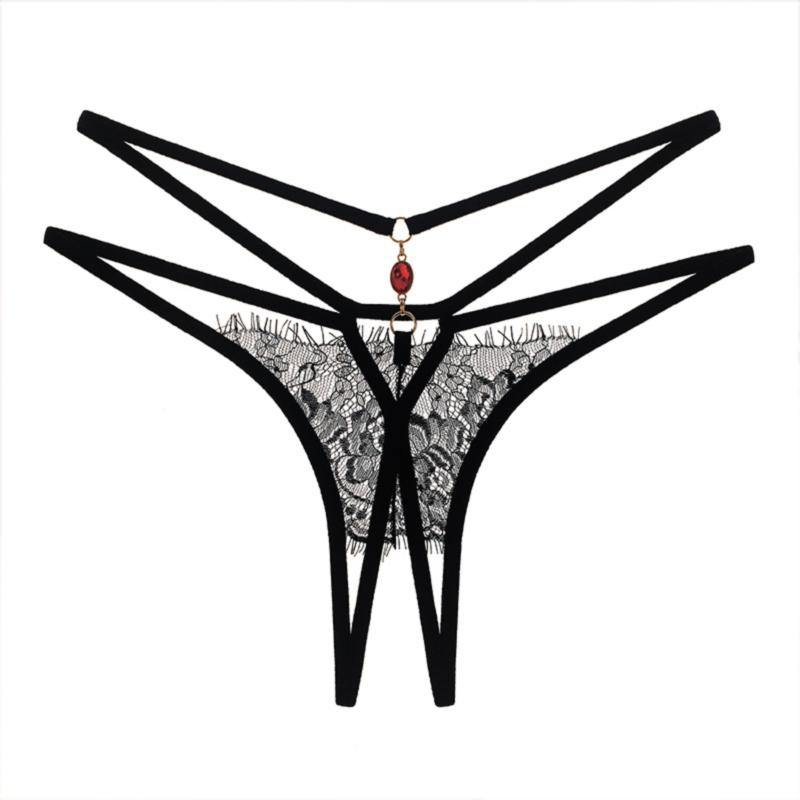 La Belle Fantastique Sexy Lace See-through Panty | One Size | Bridal | Bachelorette - La Belle Fantastique