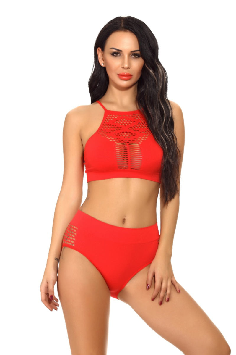 La Belle Fantastique 2 Pieces Black Sexy Elastic Bra set | Black Bra Set