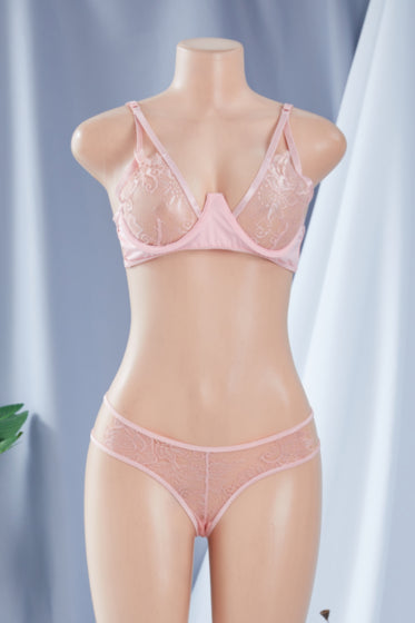 La Belle Fantastique Soft Sexy Pink Lingerie