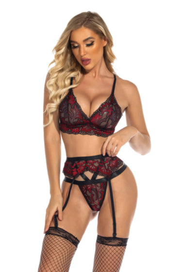La Belle Fantastique Lovely Sexy Lingerie |Lace Low Cut