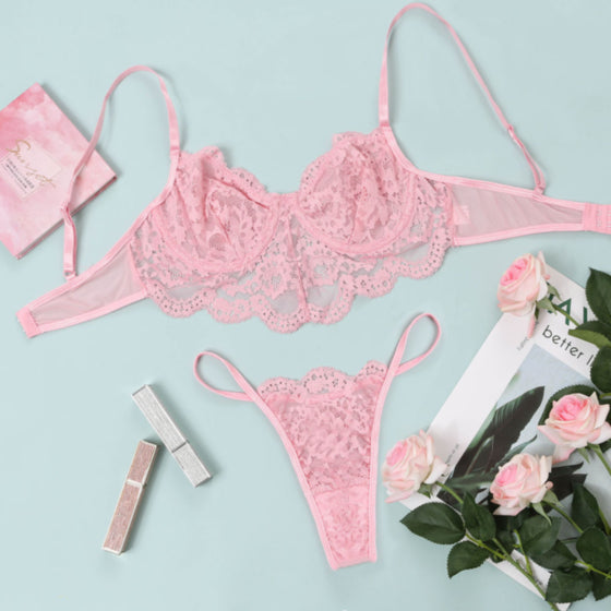 La Belle Fantastique Lulu Sexy Lingerie |Lace Low Cut