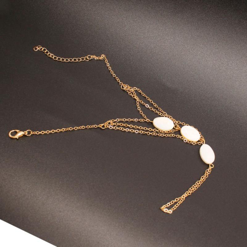 La Belle Fantastique Silver Filled Ring Bracelet | three-layer bracelet | Multi Chain Finger Bracelet - La Belle Fantastique