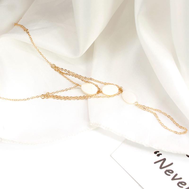 La Belle Fantastique Silver Filled Ring Bracelet | three-layer bracelet | Multi Chain Finger Bracelet - La Belle Fantastique