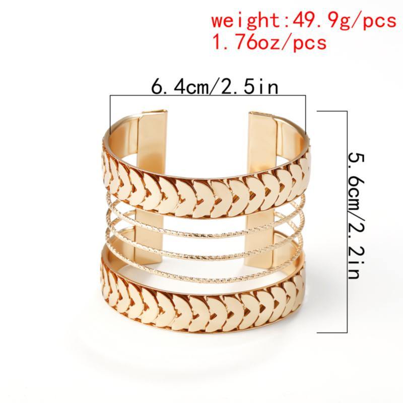 La Belle Fantastique Vintage solid cuff bracelet | Bangle Bracelet | Bracelet for Women | gold bangle Bracelet | Cuff Bracelet | Open Cuff Bracelet - La Belle Fantastique