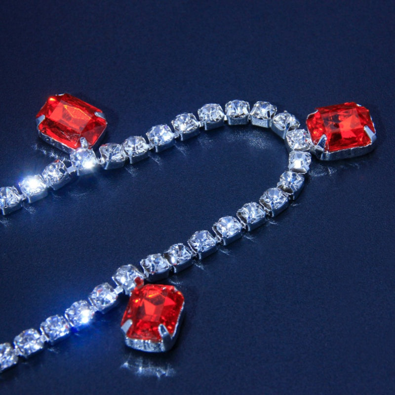 La Belle Fantastique Layered sexy rhinestone nipple chain, Women's Nipple Chain, Jewelry Chain Necklace