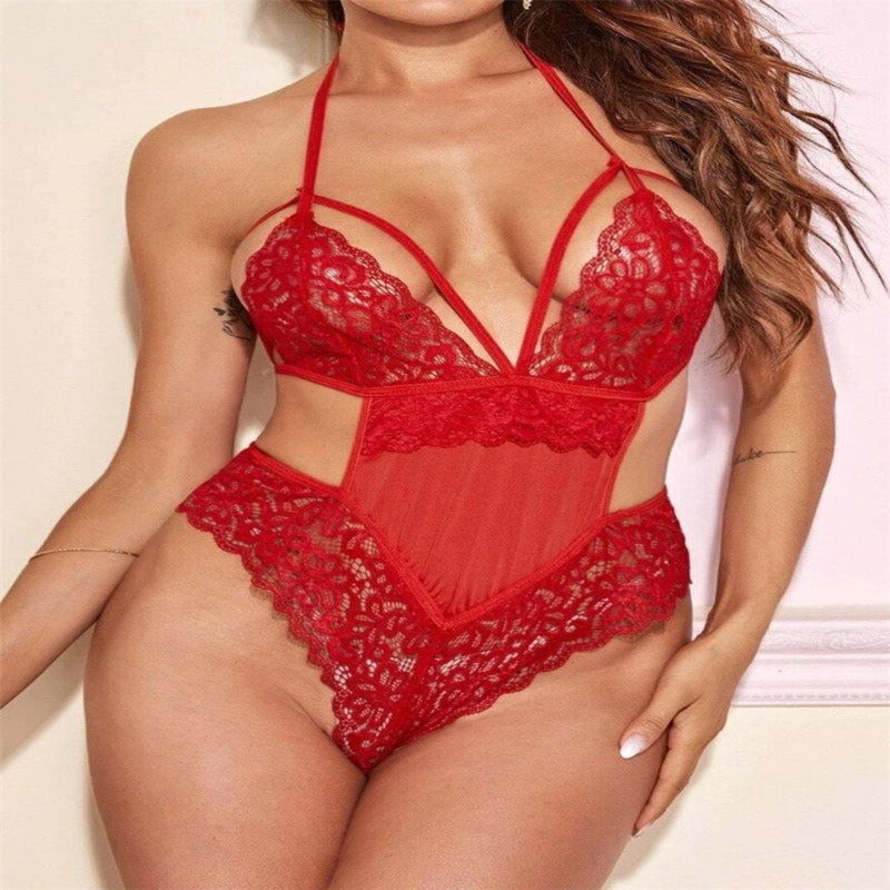 La Belle Fantastique | Sexy lace hollow teddy | Gift for her | Wedding gift | Girlfriend | Female Friend | Bachelorette Party - La Belle Fantastique