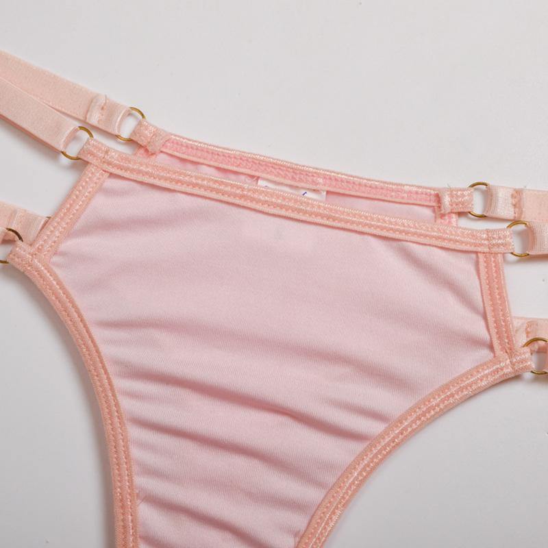 La Belle Fantastique Fleur 2 Pieces Sexy Lingerie Set | Sexy Rose Lace Hollow | See Through Lingerie Bridal |Gift For Her Wedding Gift - La Belle Fantastique