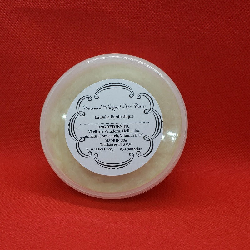 La Belle Fantastique 4oz Unscented Whipped Shea Butter - La Belle Fantastique