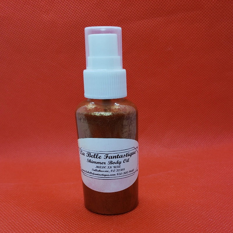 La Belle Fantastique Shimmer Body Oil | Illuminating Body Oil | Scented Body Oil | Scented Shimmer Body Oil | Body Shimmer Oil Moisturizer - La Belle Fantastique