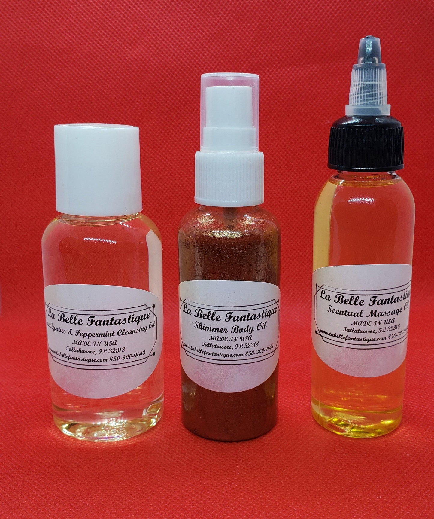 La Belle Fantastique Shimmer Body Oil | Illuminating Body Oil | Scented Body Oil | Scented Shimmer Body Oil | Body Shimmer Oil Moisturizer - La Belle Fantastique