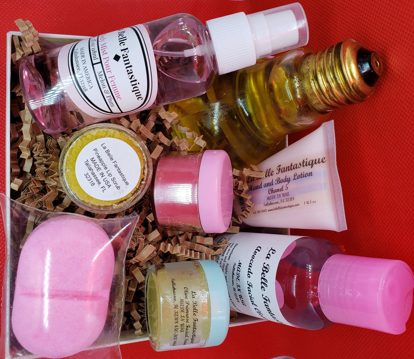 Spa Gift Set for Women, Spa Gift Set Thank You, Spa Gift Set for Mom, Gifts Under 40, Natural Bath Gift Basket Women | - La Belle Fantastique