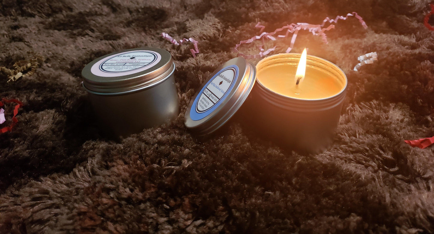 La Belle Fantastique Massage Body Candle that melts into warm, Relaxing, Natural Massage Oil - La Belle Fantastique