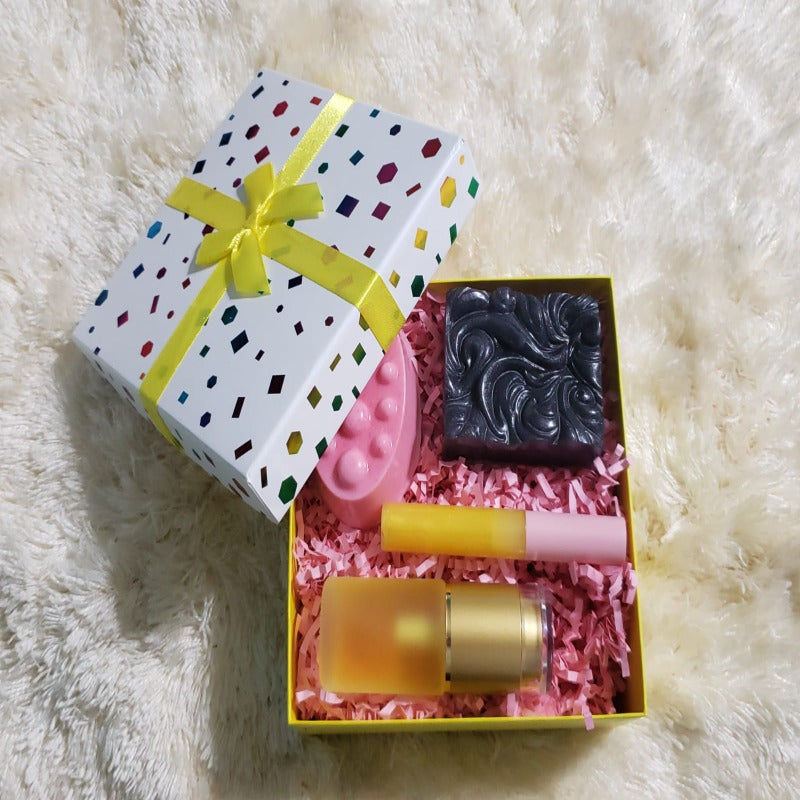 Gift Set Under 40, Massage Lotion, Soap, Perfume Oil, Lip Gloss, For Mom, Wife, Daughter, Girlfriend