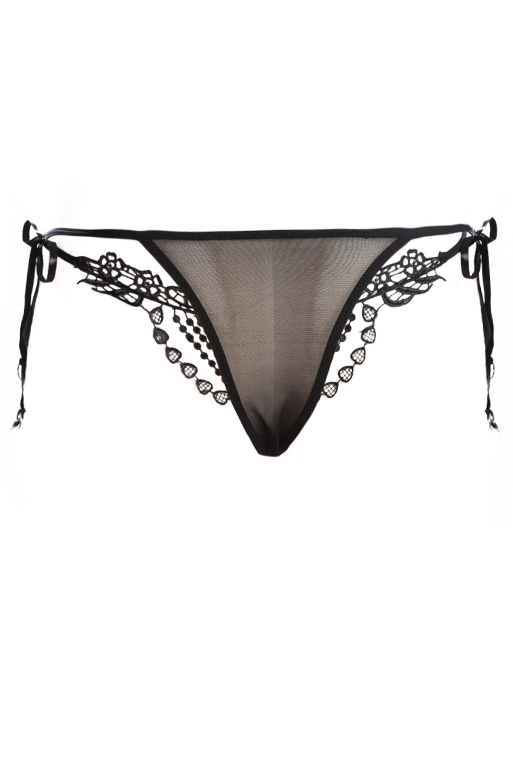 Beaded Embroidery Thong, Crotchless Pearl Panties, Crotchless Panties, Crotchless Panties for Women, Open Crotch Panties for Women