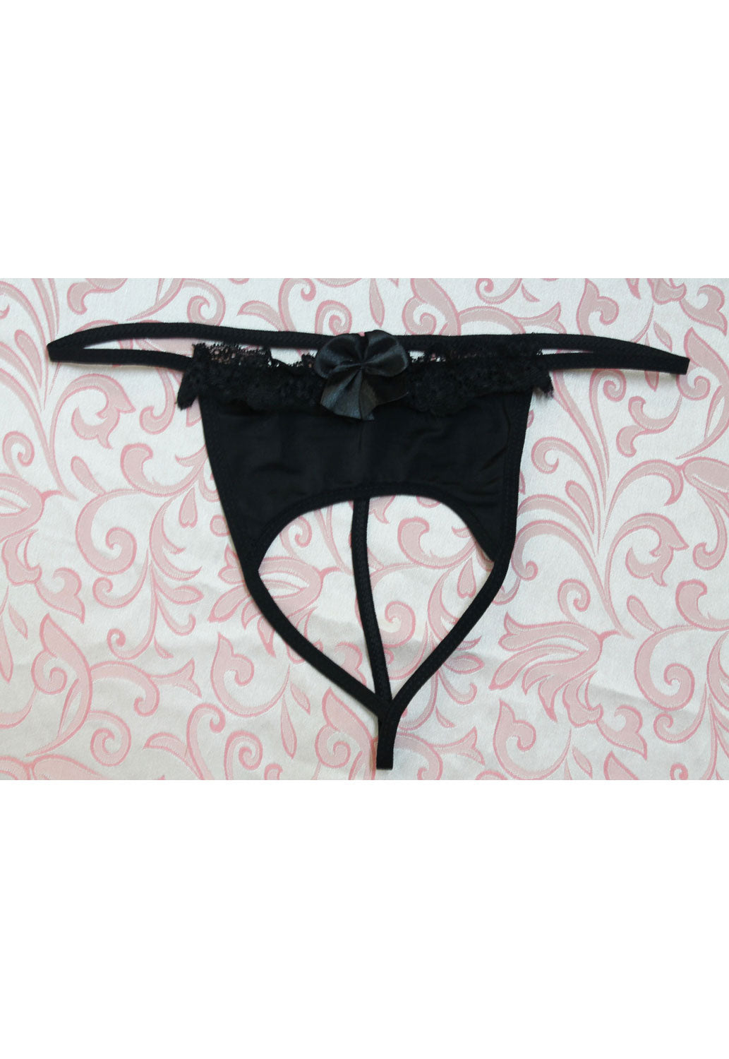 La Belle Fantastique Sexy Wicked Open Crotch Nurse G-string
