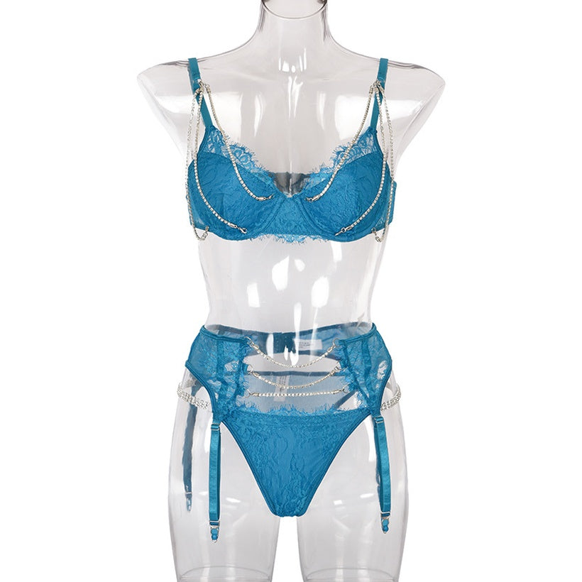 <transcy>La Belle Fantastique Ensemble de lingerie sexy Camille 2 pièces | Voir à travers la lingerie nuptiale | Cadeau personnalisé pour son cadeau de mariage</transcy>