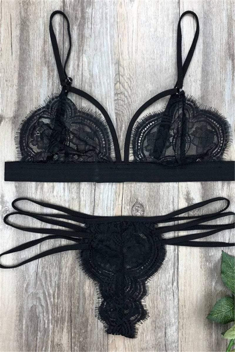 La Belle Fantastique Sweet silk | Lace lingerie | Sexy lingerie,Bride gift | Lace lingerie set | Black lingerie set | Sheer lingerie set - La Belle Fantastique