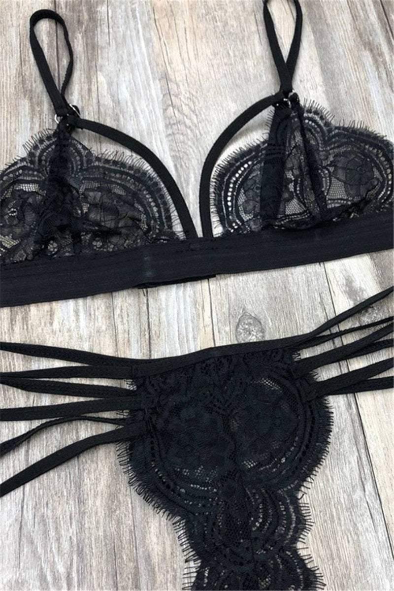 La Belle Fantastique Sweet silk | Lace lingerie | Sexy lingerie,Bride gift | Lace lingerie set | Black lingerie set | Sheer lingerie set - La Belle Fantastique