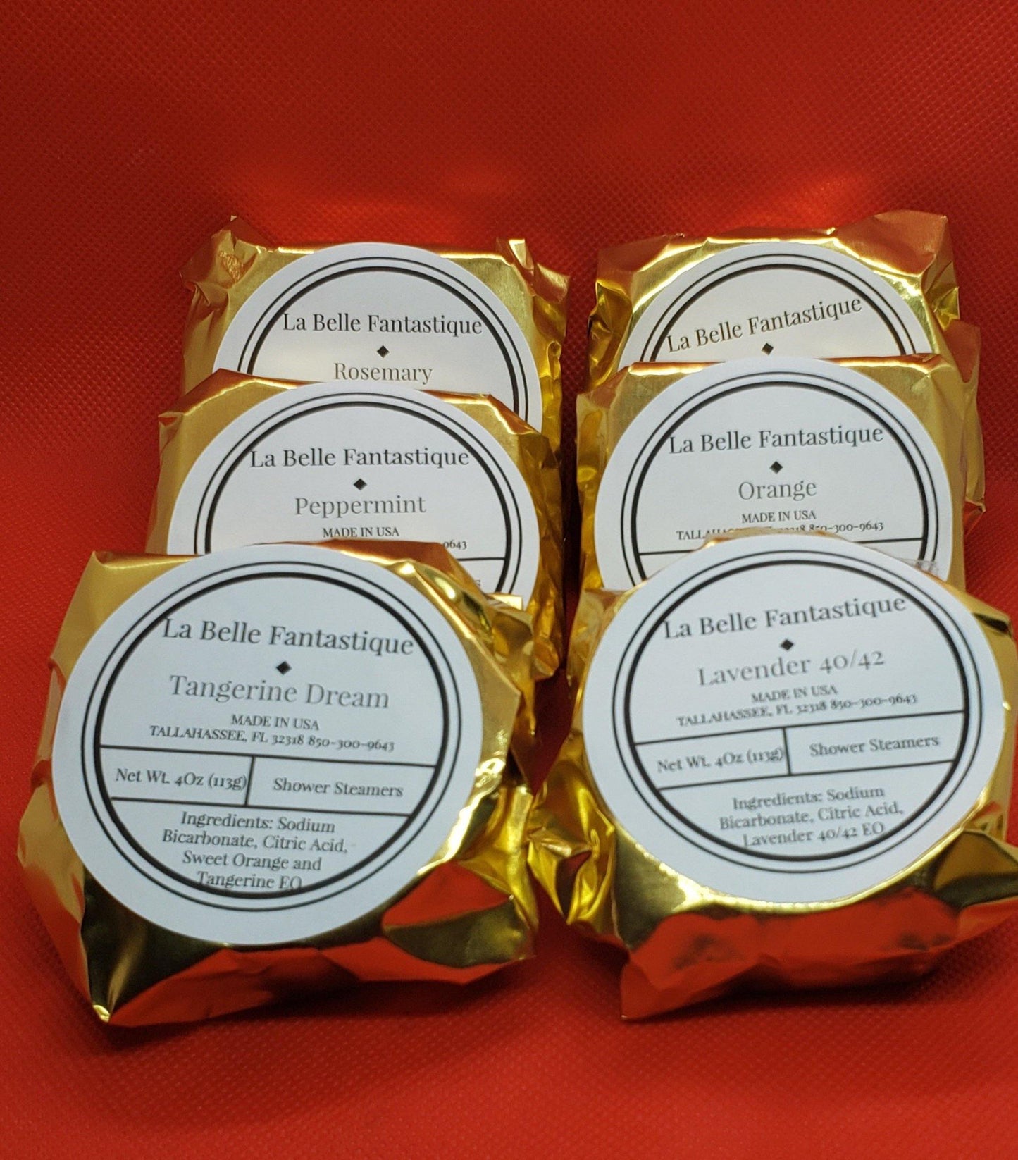 La Belle Fantastique Shower Steamers | Fizzy Steamers | Get Well Soon Gift | Friend Gift | Stocking Stocker | Christmas Gift - La Belle Fantastique