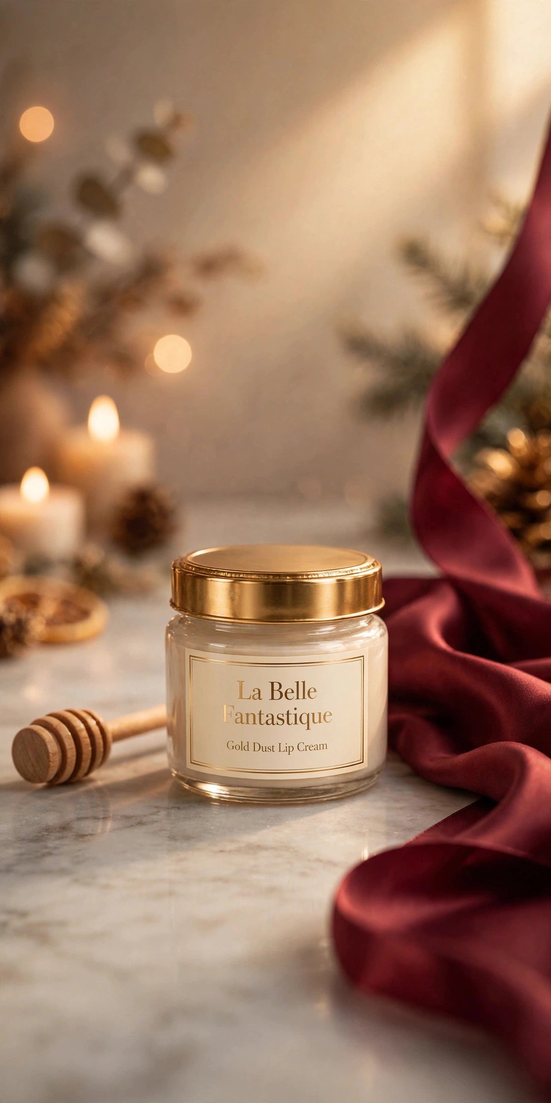 Gold Dust Lip Cream - La Belle Fantastique