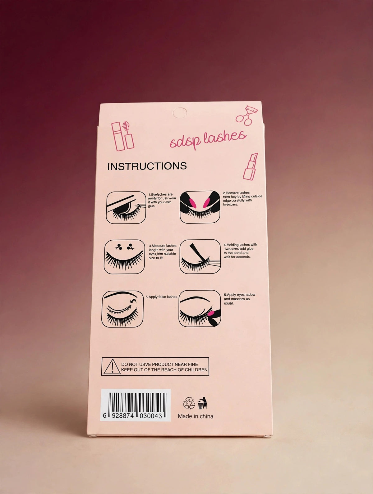 Natural Wispy Strip Lashes – 7-Pair Set