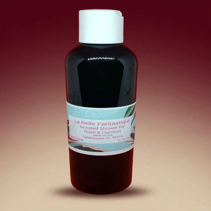 La Belle Fantastique Rose and Coconut Scented Shower Gel