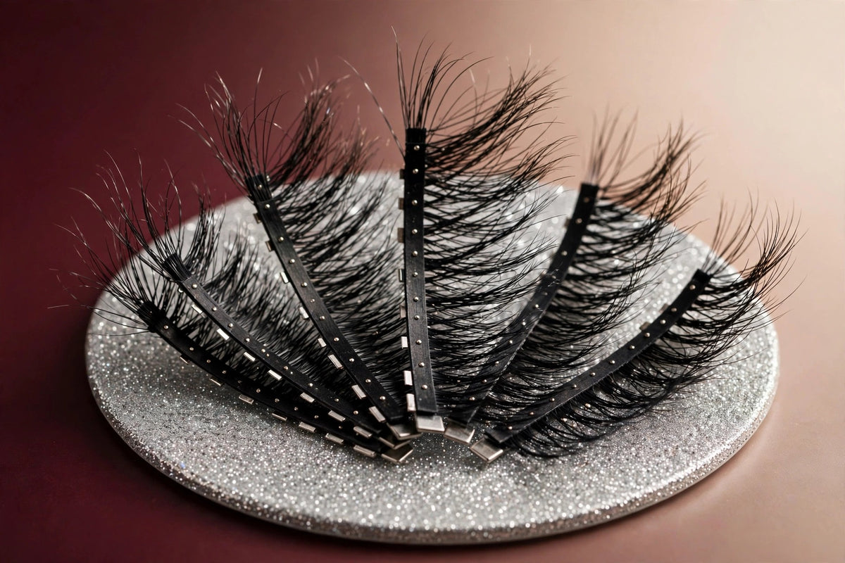 Reusable Magnetic Eyelashes – 4-Pair Set