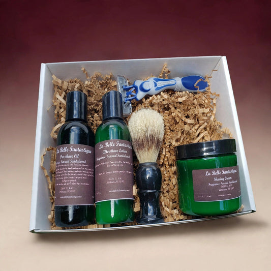 La Belle Fantastique Men's 5 Piece shaving set