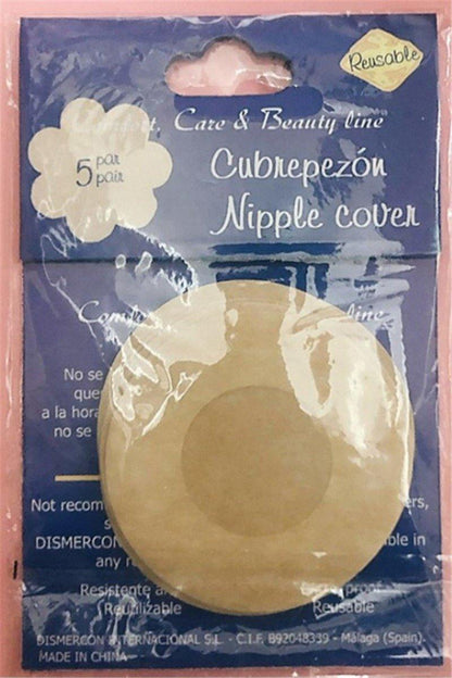 La Belle Fantastique Disposable Adhesive Lift Up Invisible Bra Tape diameter=6cm | 5 pairs of set | Nipple Covers - La Belle Fantastique 