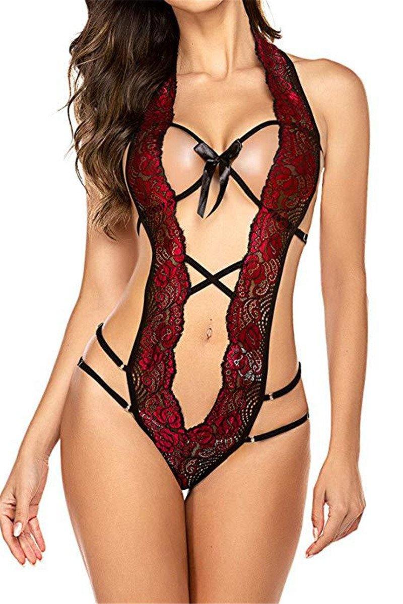 La Belle Fantastique | Sexy lace hollow teddy | Gift for her | Wedding gift | Girlfriend | Female Friend | Bachelorette Party - La Belle Fantastique 