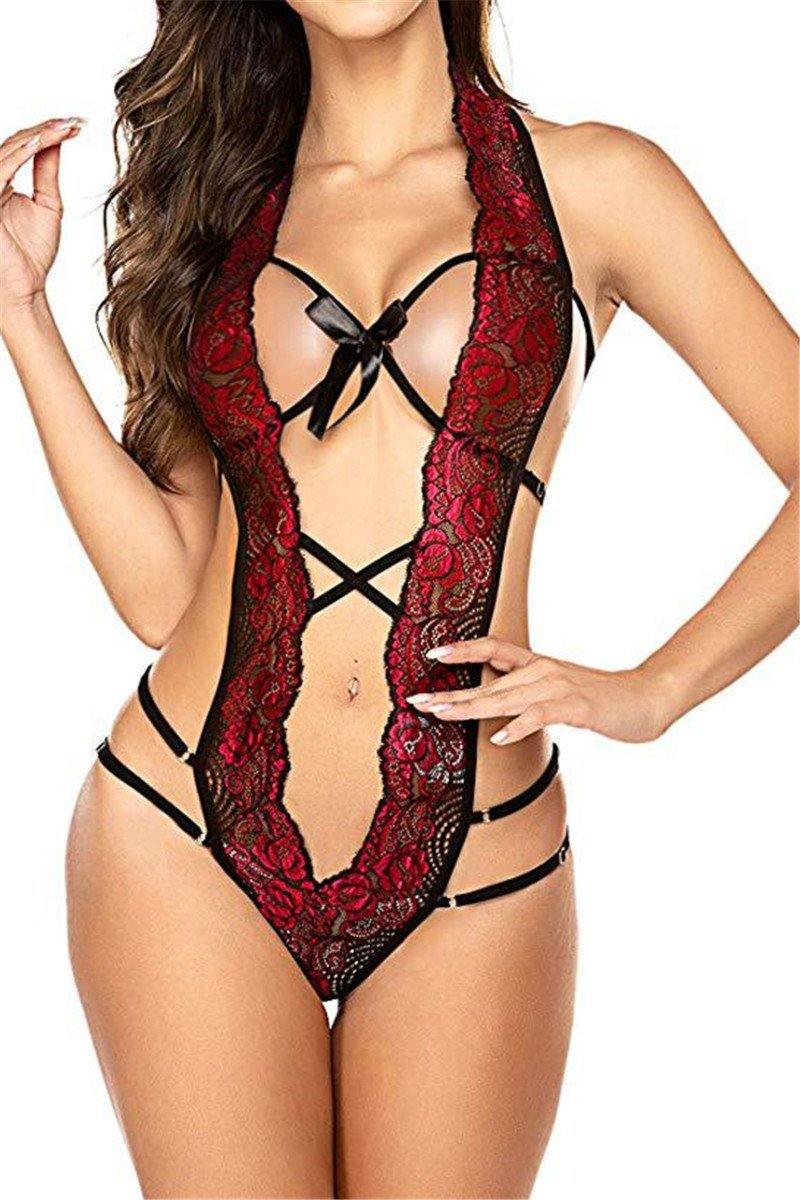La Belle Fantastique | Sexy lace hollow teddy | Gift for her | Wedding gift | Girlfriend | Female Friend | Bachelorette Party - La Belle Fantastique 