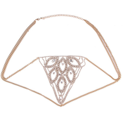 La Belle Fantastique Lexi Leaf design rhinestone 1 pc sexy bottom