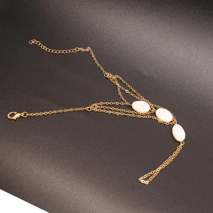 La Belle Fantastique Silver Filled Ring Bracelet | three-layer bracelet | Multi Chain Finger Bracelet - La Belle Fantastique 