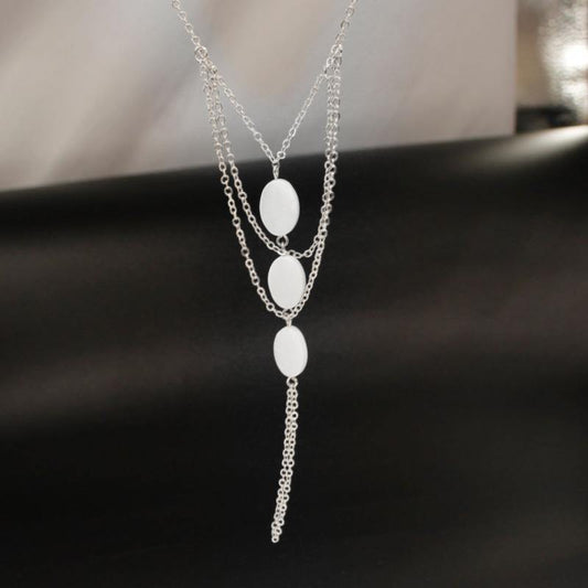La Belle Fantastique Silver Filled Ring Bracelet | three-layer bracelet | Multi Chain Finger Bracelet - La Belle Fantastique 