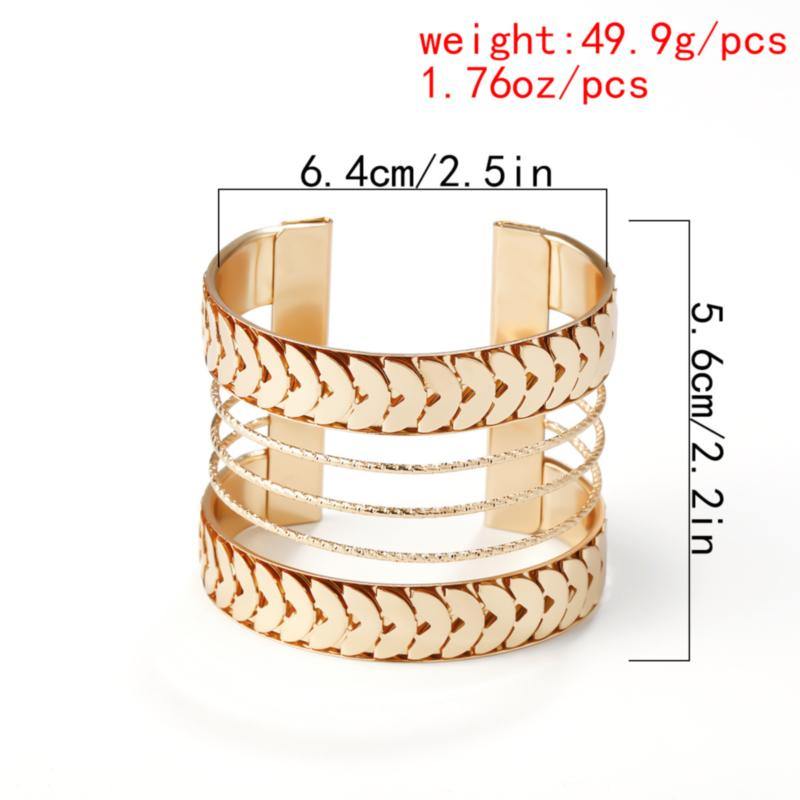 La Belle Fantastique Vintage solid cuff bracelet | Bangle Bracelet | Bracelet for Women | gold bangle Bracelet | Cuff Bracelet | Open Cuff Bracelet - La Belle Fantastique 