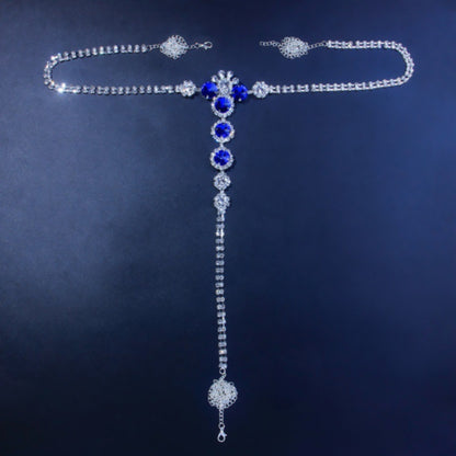 La Belle Fantastique Sexy brilliant Rhinestone Panty Chain, body jewelry, gifts for her, sister's gift
