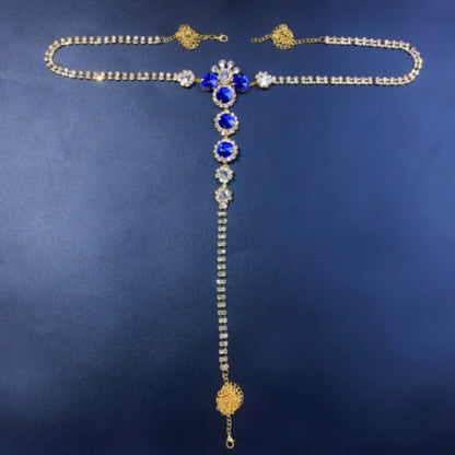 La Belle Fantastique Sexy brilliant Rhinestone Panty Chain, body jewelry, gifts for her, sister's gift