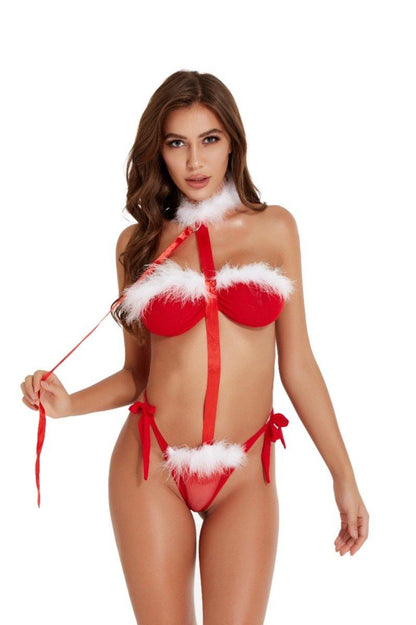 La Belle Fantastique Anastasia 1 Piece Sexy Lingerie Set | Christmas See Through Lingerie Bridal Lingerie Set | Personalized Gift For Her Wedding Gift - La Belle Fantastique 