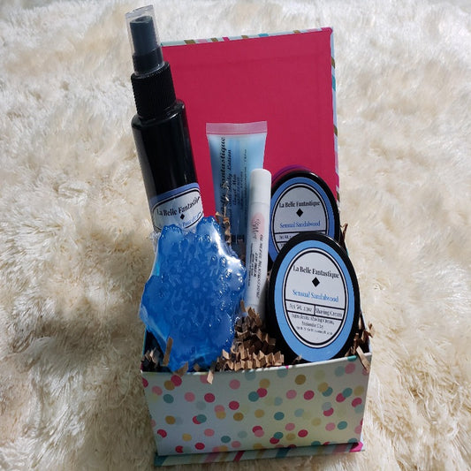 La Belle Fantastique Men's 6 Piece shaving set | Lip Balm | Shaving Cream | Hand Lotion | After-Shave lotion | Avocado Soap - La Belle Fantastique 
