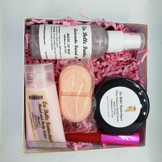 Spa Gift Set for Women, Spa Gift Set Thank You, Spa Gift Set for Mom, Gift Set Handmade Soap, Gifts Under 30, Natural Bath Gift Basket Women | - La Belle Fantastique 