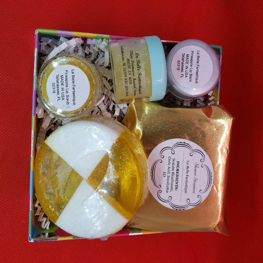 Spa Gift Set for Women, Spa Gift Set Thank You, Spa Gift Set for Mom, Gift Set Handmade Soap, Gifts Under 30, Natural Bath Gift Basket Women | - La Belle Fantastique 