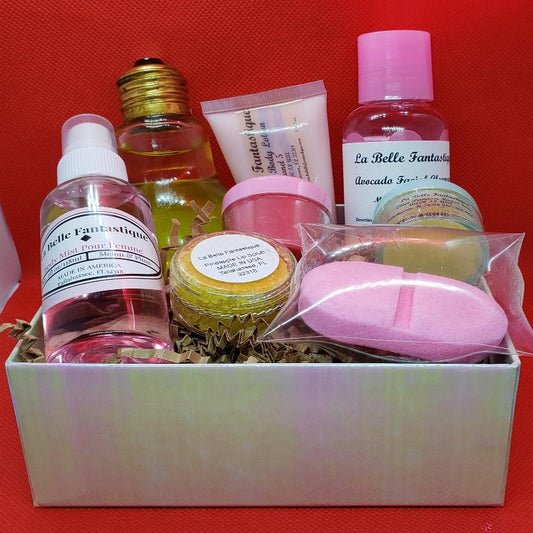 Spa Gift Set for Women, Spa Gift Set Thank You, Spa Gift Set for Mom, Gifts Under 40, Natural Bath Gift Basket Women | - La Belle Fantastique 