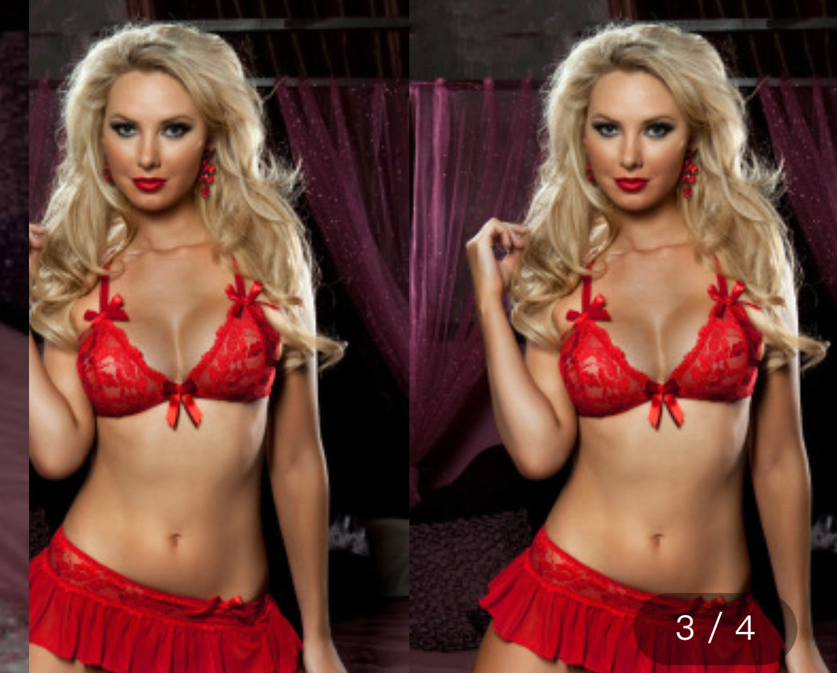 La Belle Fantastique Women Strappy Bra T Pants Three-point Underwear Suit| Sexy Lingerie | Lace Nightie | Fashion Lingerie