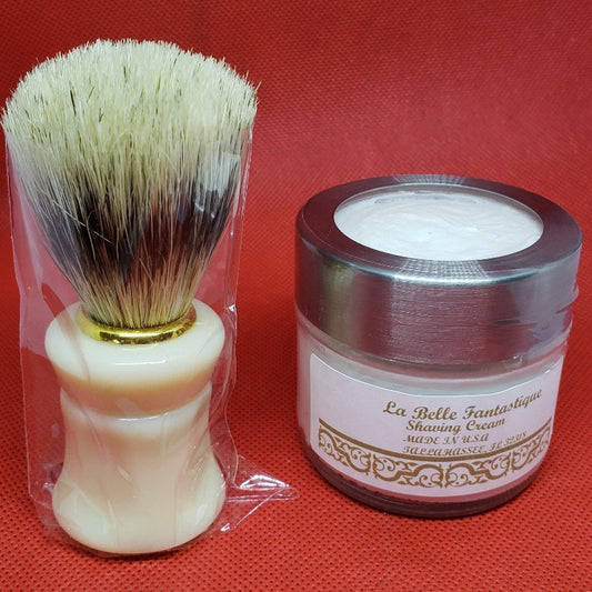 Manner | Mens Shaving Cream | Shaving Cream | Brush - La Belle Fantastique 