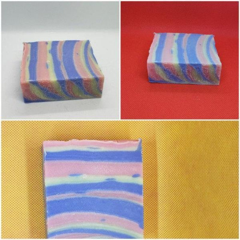 Rainbow Champagne | handmade soap | champagne toast soap | craft soap | cold process soap | soap - La Belle Fantastique 