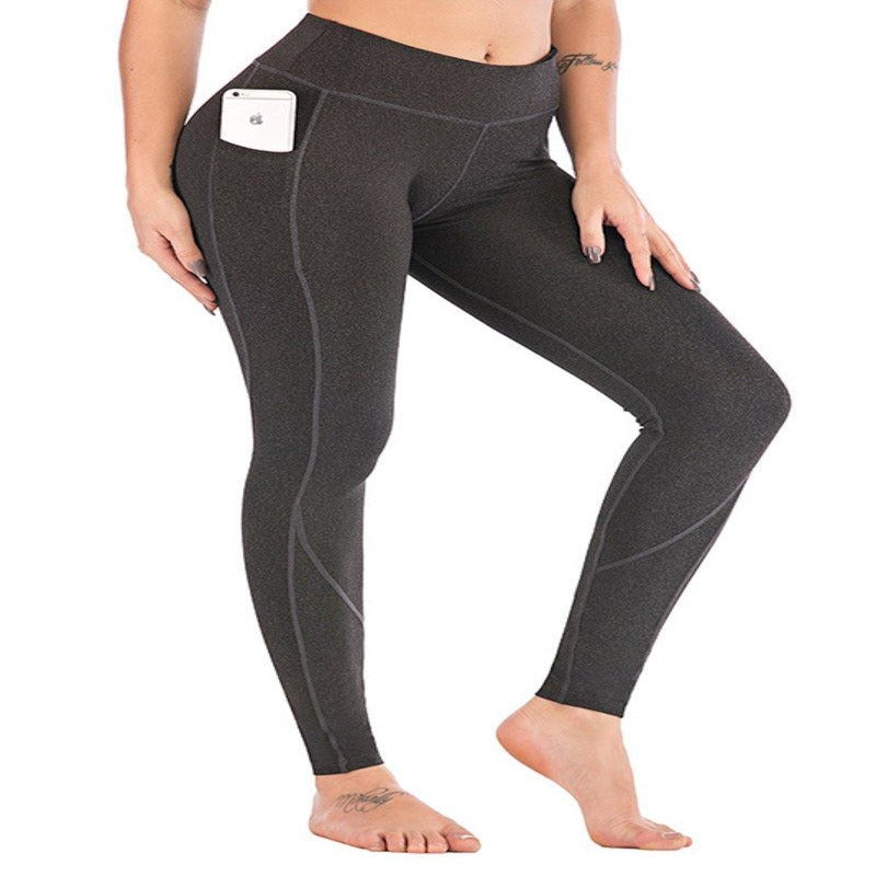La Belle Fantastique Diva | Pocket tight stretch high waist soft yoga pants sport leggings - La Belle Fantastique 