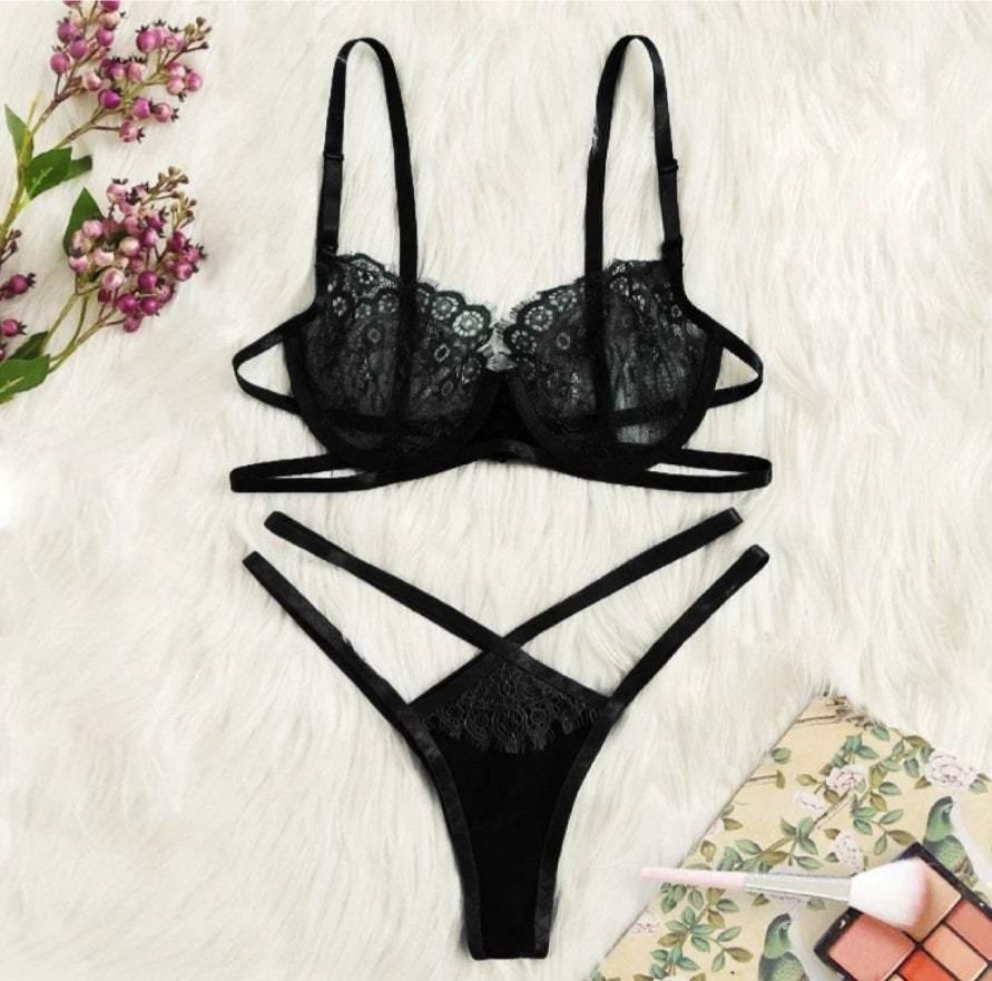 La Belle Fantastique Woman Lingerie|Sexy Lingerie|Lace Nightie| Fashion Lingerie|the love story structured bra & panty |See Through lingerie - La Belle Fantastique 
