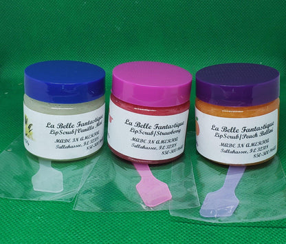 Lip Scrub | lip scrub wholesale |Edible Lip Scrub| Lip Exfoliation| Sugar Lip Scrub| Lip Care| Lip Polish | Yummy Lip Scrub - La Belle Fantastique 