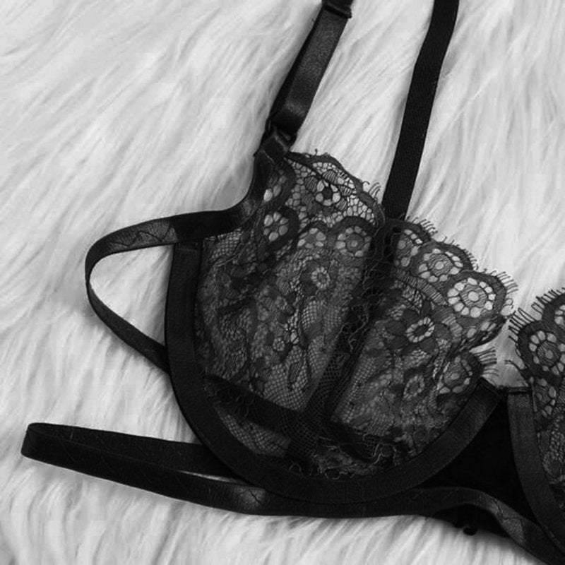 La Belle Fantastique Woman Lingerie|Sexy Lingerie|Lace Nightie| Fashion Lingerie|the love story structured bra & panty |See Through lingerie - La Belle Fantastique 